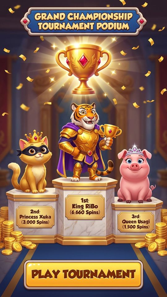 V100 054 Bonus 25D Ruby Crown 666 Grand Championship Podium 9X16