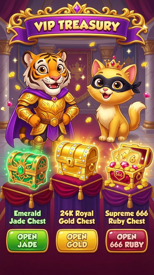 V100 057 Bonus 25D Xuka Vip Treasury 3 Chests Shop 9X16